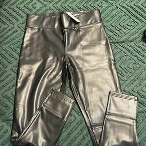 Loft.  Faux leather leggings